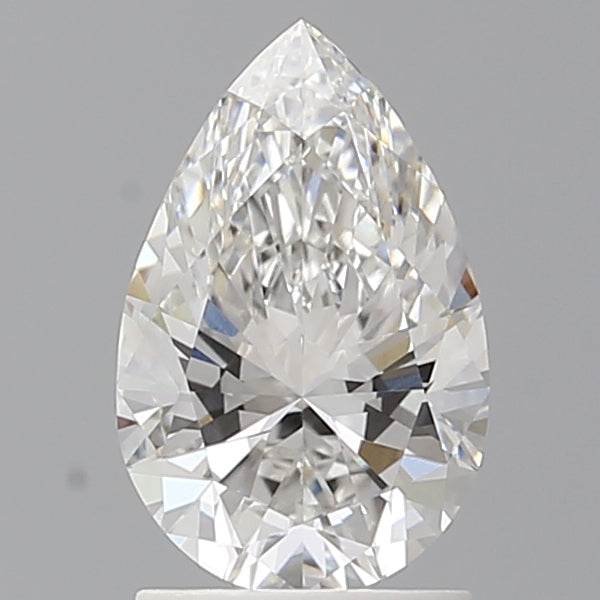 1.55 Carat Pear Shaped, Excellent Cut, E Color, VVS2 Clarity, IGI Certified Lab Grown Diamond