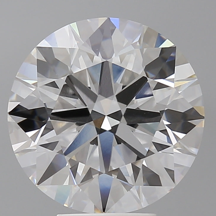 6.08 Carat Round Shaped, Ideal Cut, E Color, VVS2 Clarity, IGI Certified Lab Grown Diamond