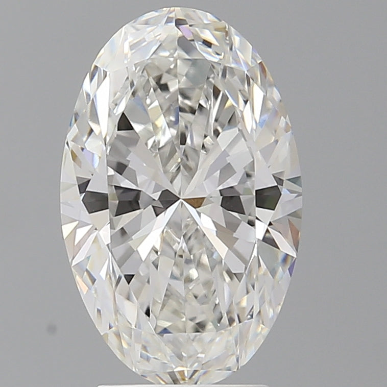 3.59 Carat Oval Shaped, Ideal Cut, F Color, VVS2 Clarity, IGI Certified Lab Grown Diamond