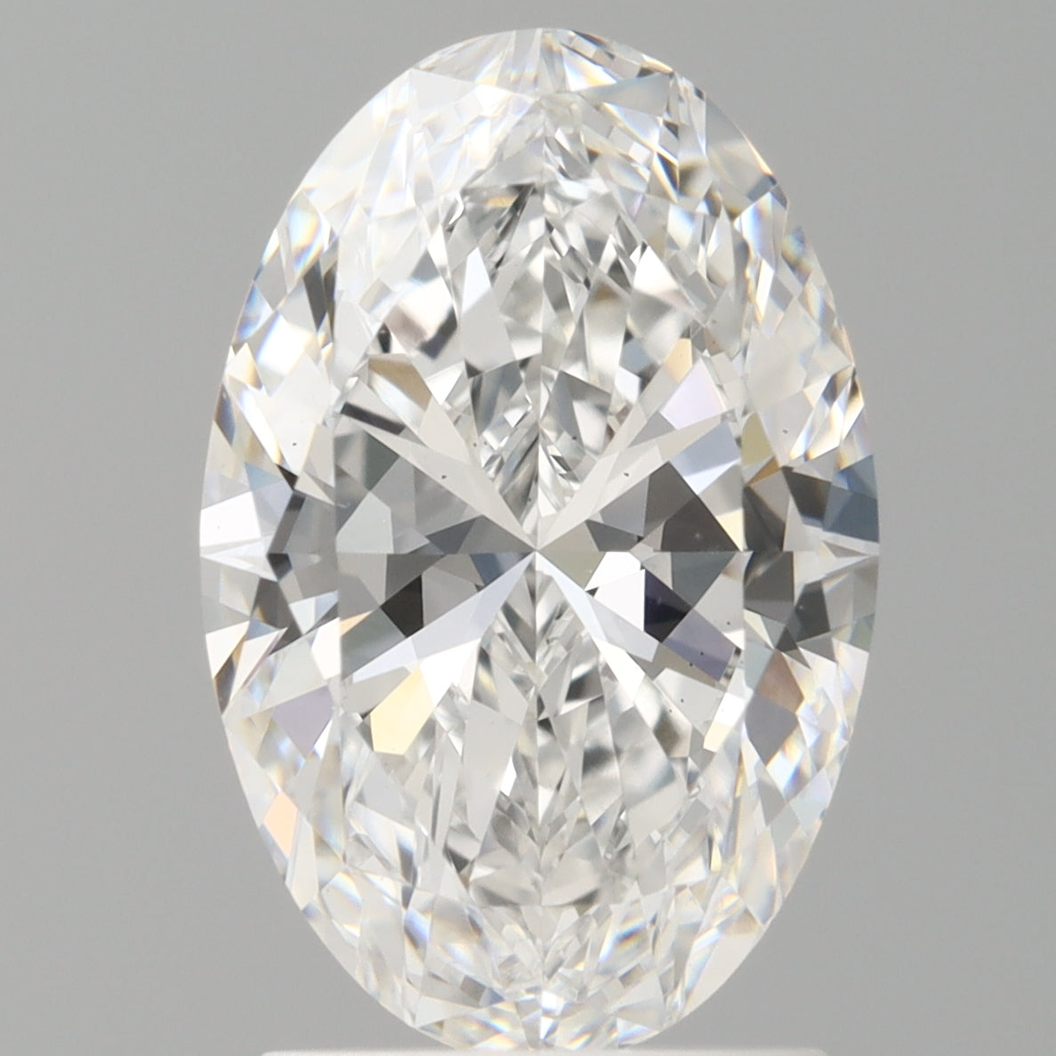 2.08 Carat Oval Shaped, Ideal Cut, D Color, VS2 Clarity, IGI Certified Lab Grown Diamond