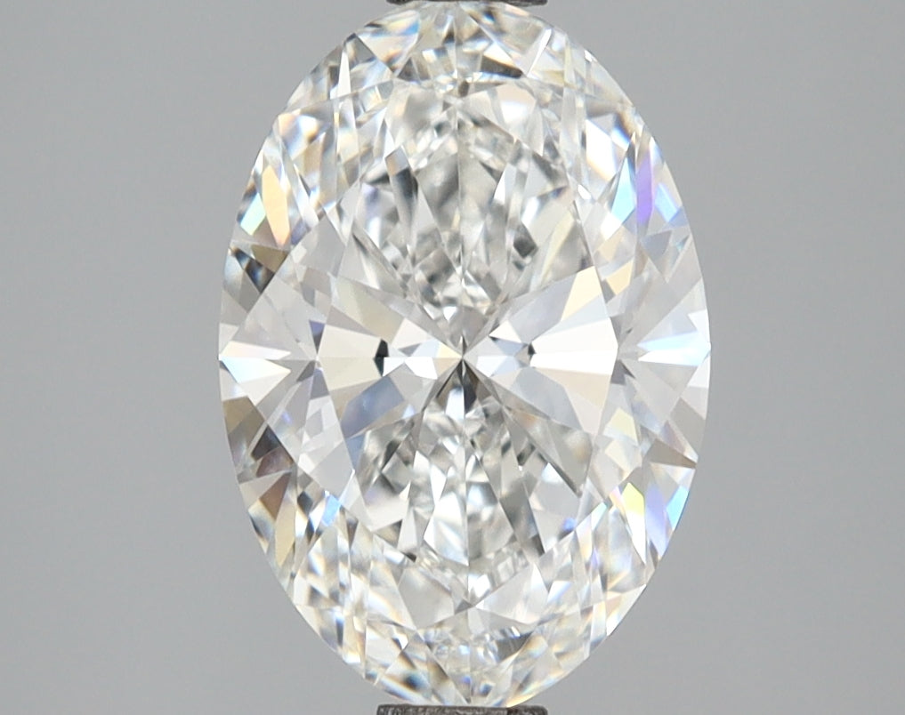 2.51 Carat Oval Shaped, Ideal Cut, E Color, VVS2 Clarity, IGI Certified Lab Grown Diamond
