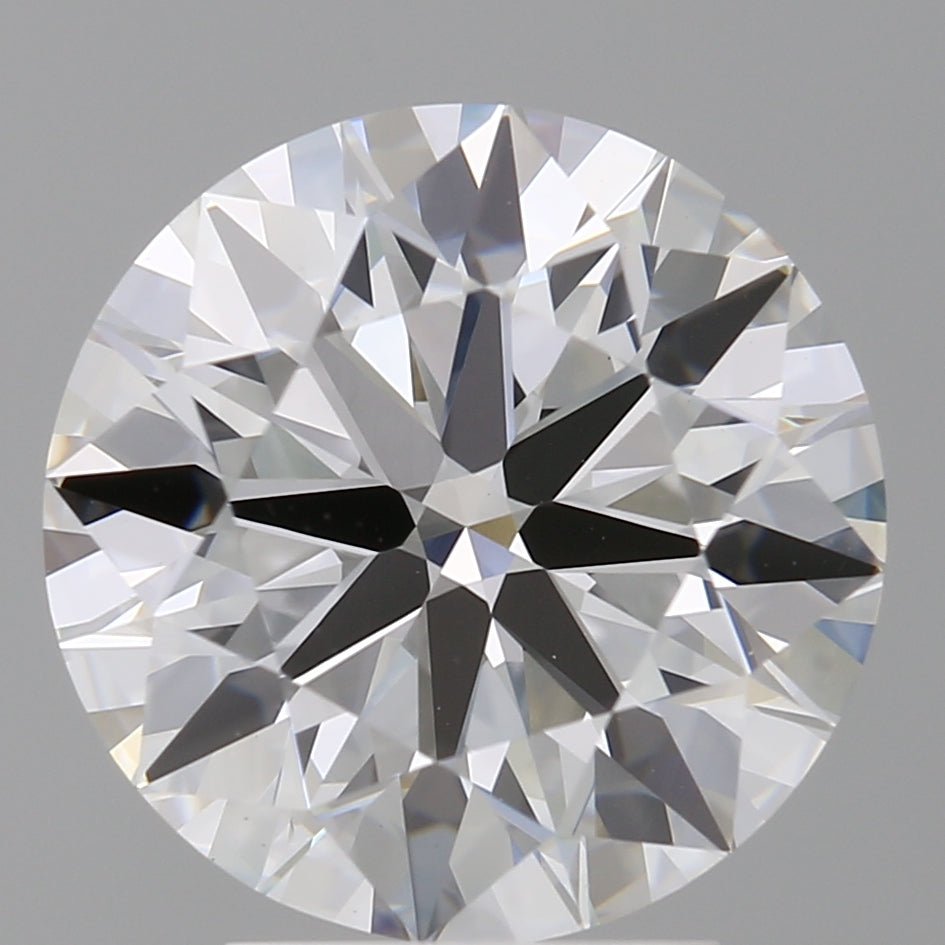4.03 Carat Round Shaped, Ideal Cut, E Color, VVS2 Clarity, IGI Certified Lab Grown Diamond