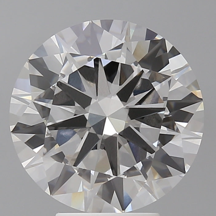 5.02 Carat Round Shaped, Excellent Cut, F Color, VVS2 Clarity, IGI Certified Lab Grown Diamond