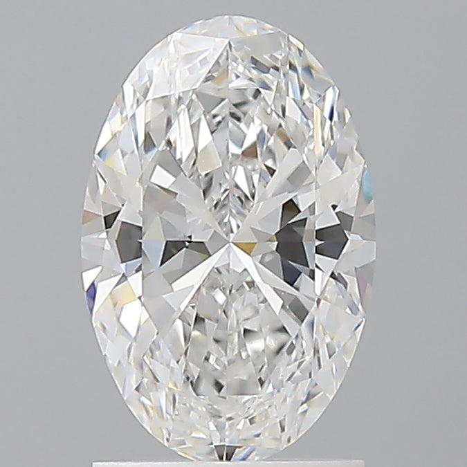 1.58 Carat Oval Shaped, Ideal Cut, E Color, VVS2 Clarity, IGI Certified Lab Grown Diamond
