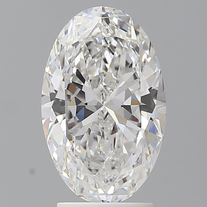 3.00 Carat Oval Shaped, Ideal Cut, E Color, VS1 Clarity, IGI Certified Lab Grown Diamond