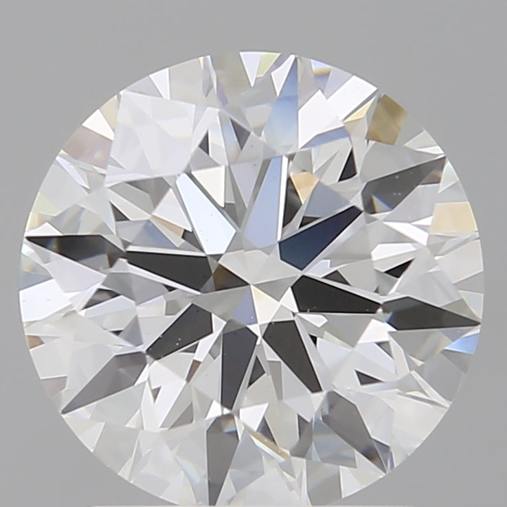 2.06 Carat Round Shaped, Ideal Cut, E Color, VVS2 Clarity, IGI Certified Lab Grown Diamond