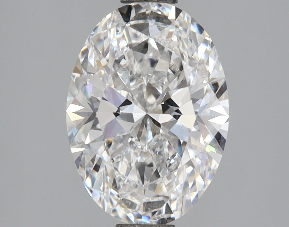 2.01 Carat Oval Shaped, Ideal Cut, D Color, VS1 Clarity, IGI Certified Lab Grown Diamond
