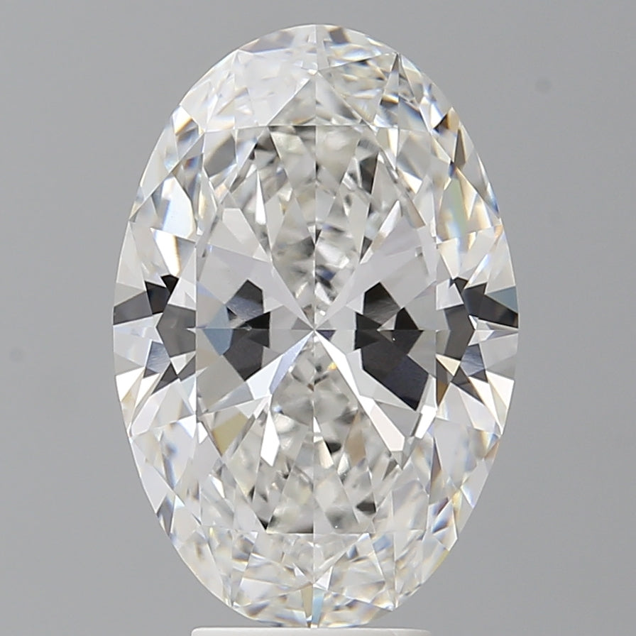5.59 Carat Oval Shaped, Ideal Cut, E Color, VVS2 Clarity, IGI Certified Lab Grown Diamond