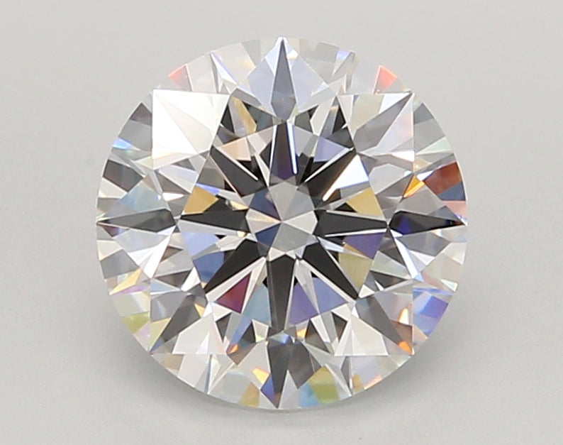 2.55 Carat Round Shaped, Ideal Cut, D Color, VS1 Clarity, IGI Certified Lab Grown Diamond
