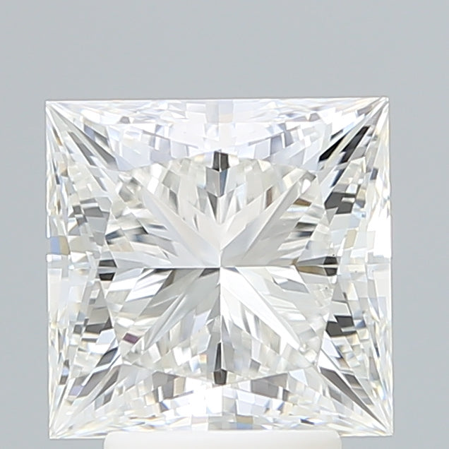 4.08 Carat Princess Shaped, Ideal Cut, G Color, VS1 Clarity, IGI Certified Lab Grown Diamond