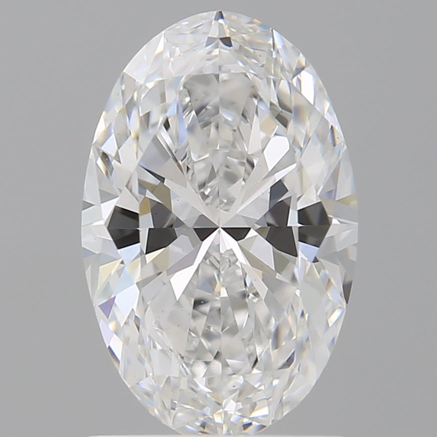 1.60 Carat Oval Shaped, Ideal Cut, D Color, VS1 Clarity, IGI Certified Lab Grown Diamond