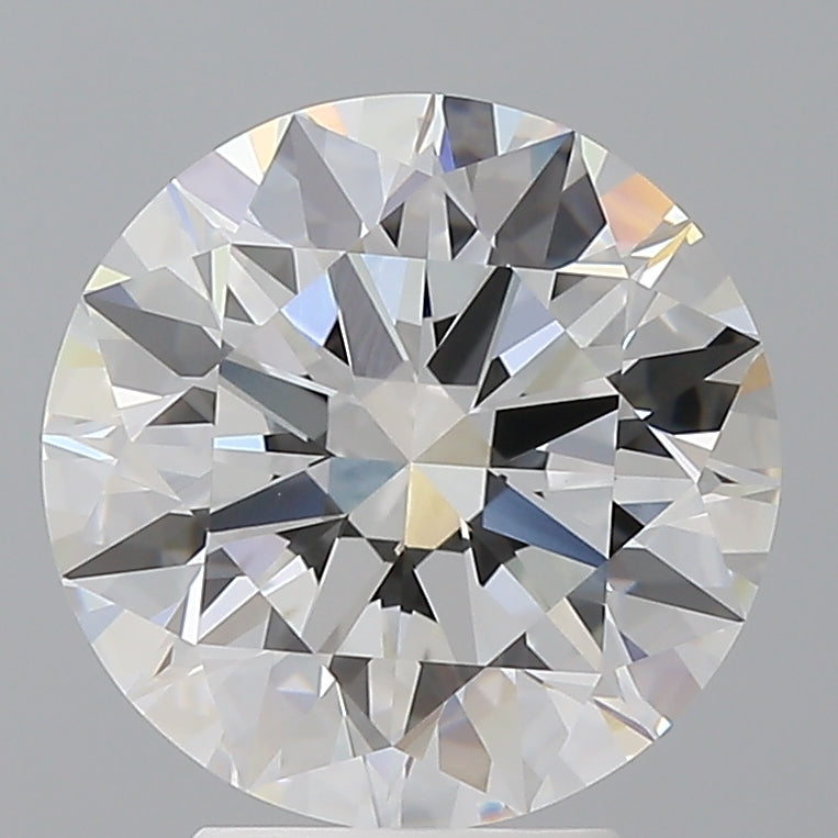 4.03 Carat Round Shaped, Ideal Cut, F Color, VVS2 Clarity, IGI Certified Lab Grown Diamond