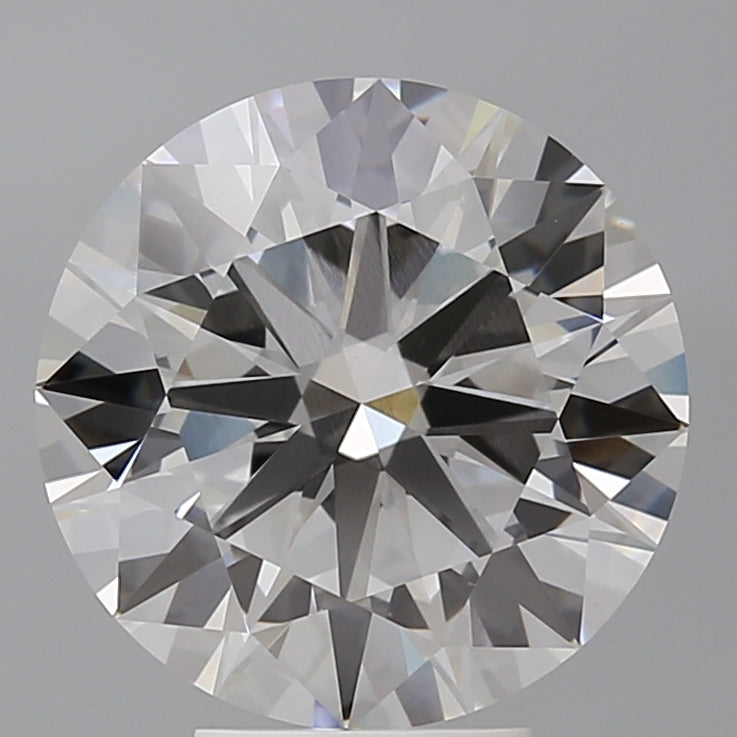 5.55 Carat Round Shaped, Ideal Cut, F Color, VVS2 Clarity, IGI Certified Lab Grown Diamond