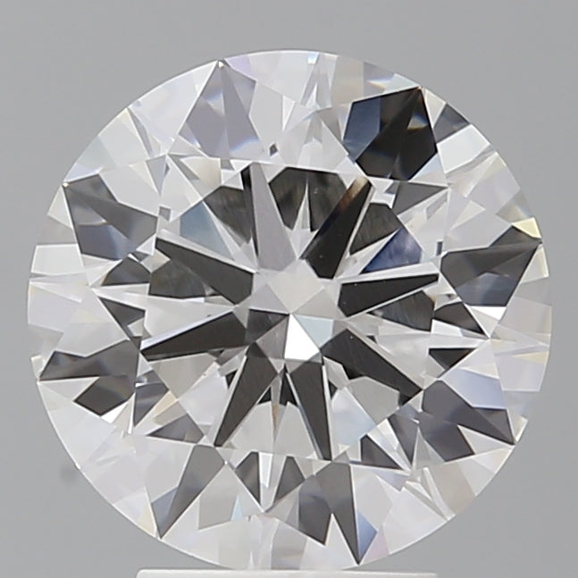 4.08 Carat Round Shaped, Ideal Cut, F Color, VVS2 Clarity, IGI Certified Lab Grown Diamond