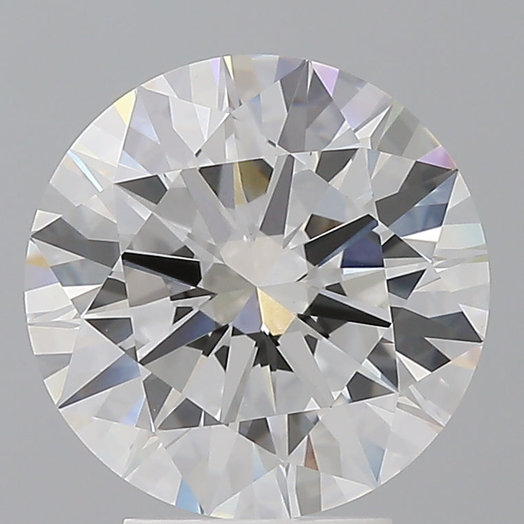 4.02 Carat Round Shaped, Ideal Cut, F Color, VVS2 Clarity, IGI Certified Lab Grown Diamond