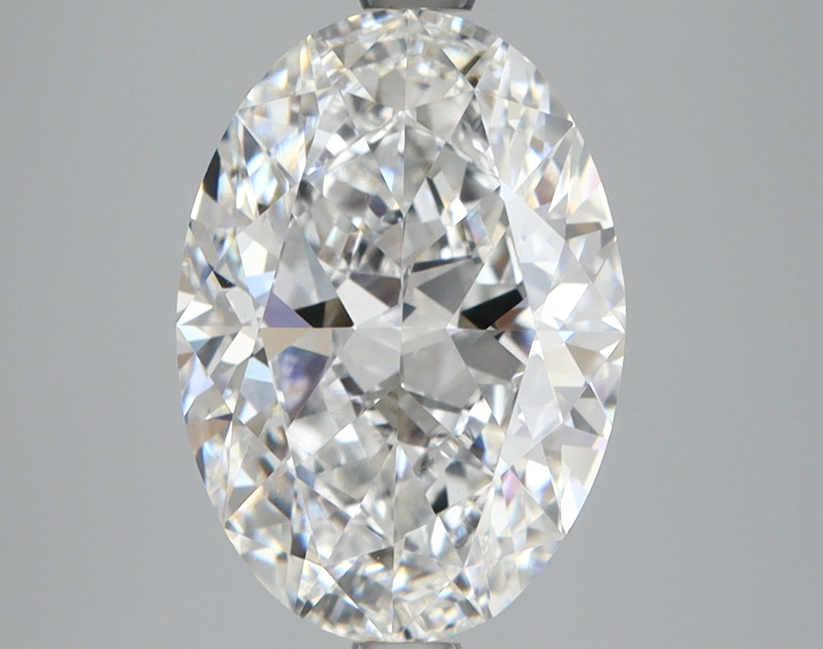 3.01 Carat Oval Shaped, Ideal Cut, F Color, VVS2 Clarity, IGI Certified Lab Grown Diamond