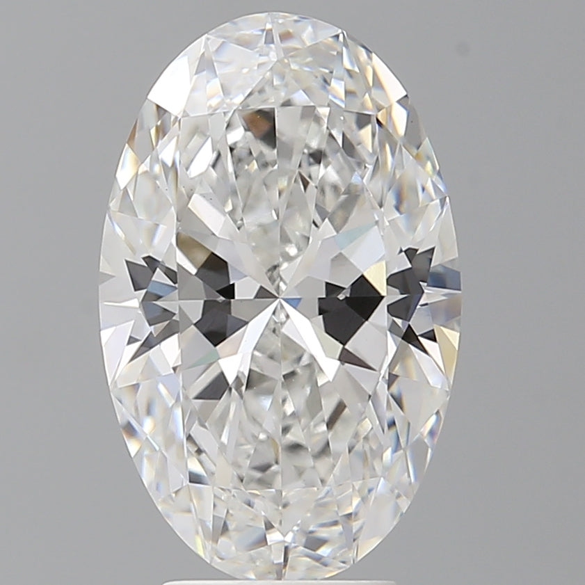 4.59 Carat Oval Shaped, Ideal Cut, E Color, VVS2 Clarity, IGI Certified Lab Grown Diamond