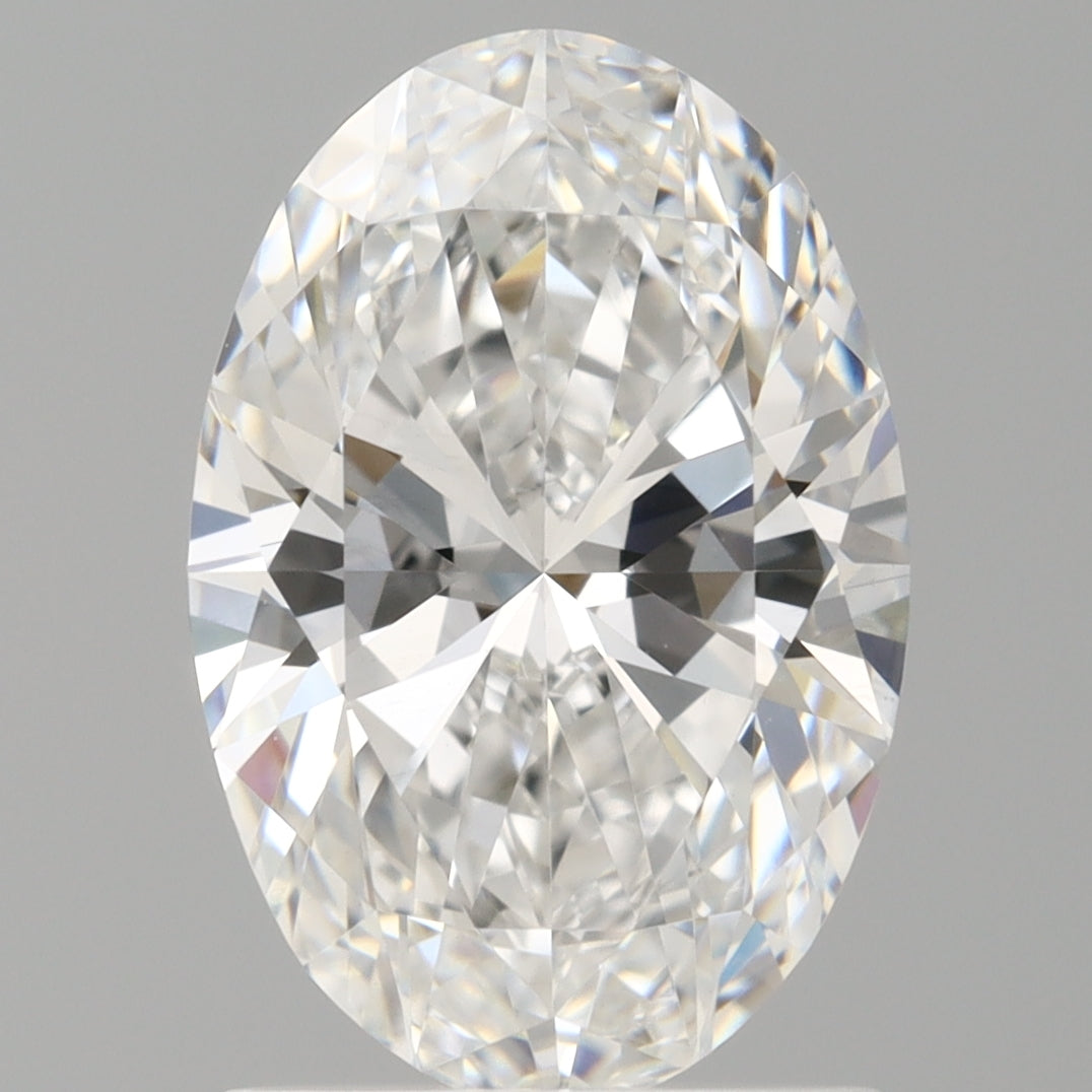 1.60 Carat Oval Shaped, Ideal Cut, D Color, VVS2 Clarity, IGI Certified Lab Grown Diamond