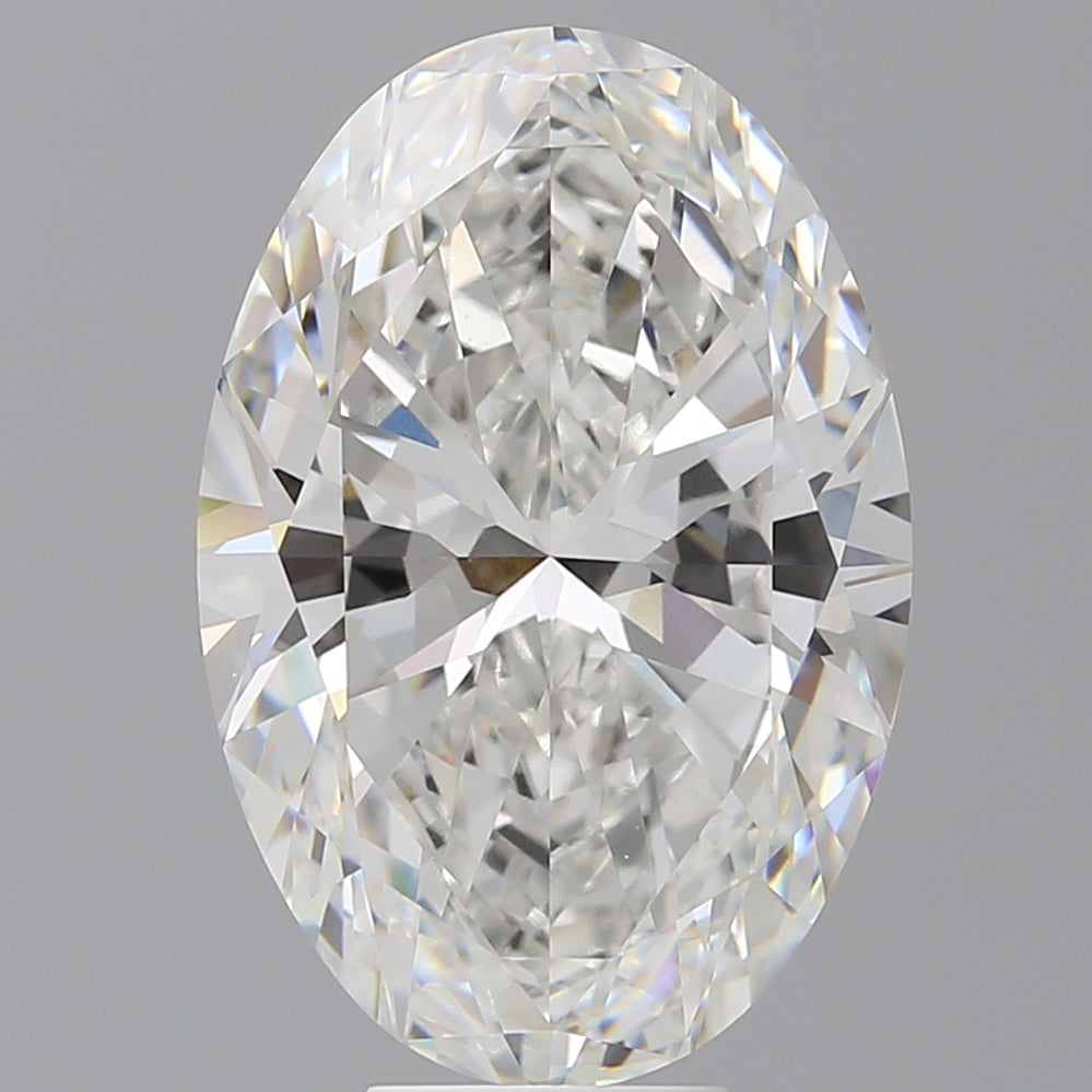 9.59 Carat Oval Shaped, Ideal Cut, F Color, VVS2 Clarity, IGI Certified Lab Grown Diamond