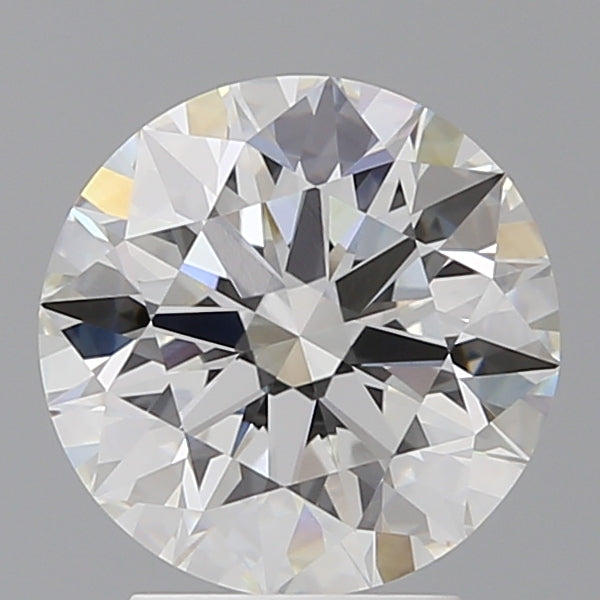 3.09 Carat Round Shaped, Ideal Cut, F Color, VVS2 Clarity, IGI Certified Lab Grown Diamond