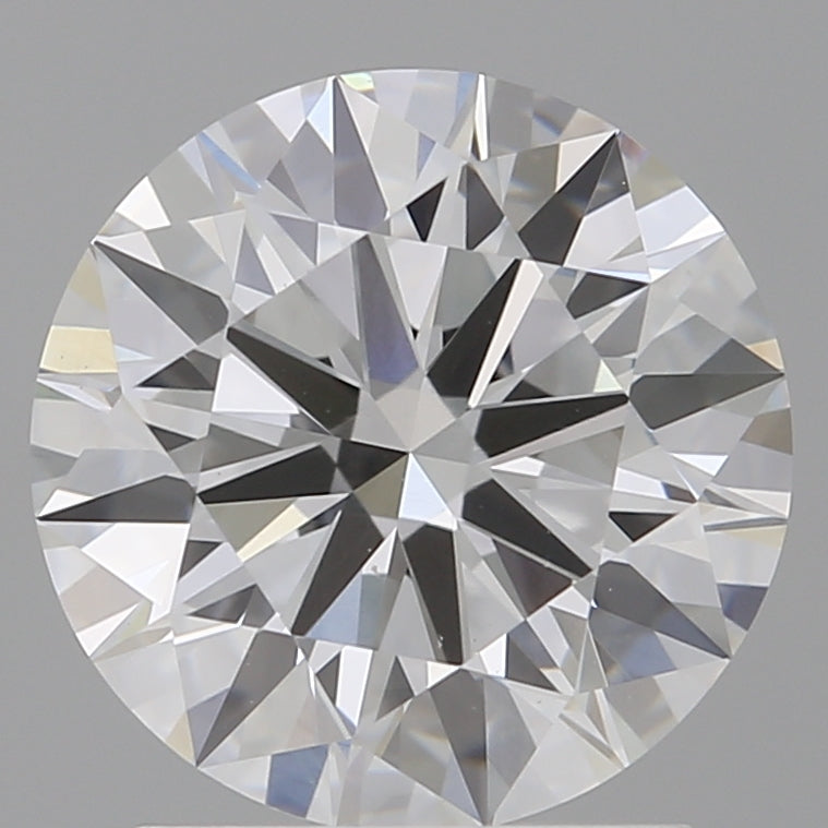 2.01 Carat Round Shaped, Ideal Cut, E Color, VVS2 Clarity, IGI Certified Lab Grown Diamond