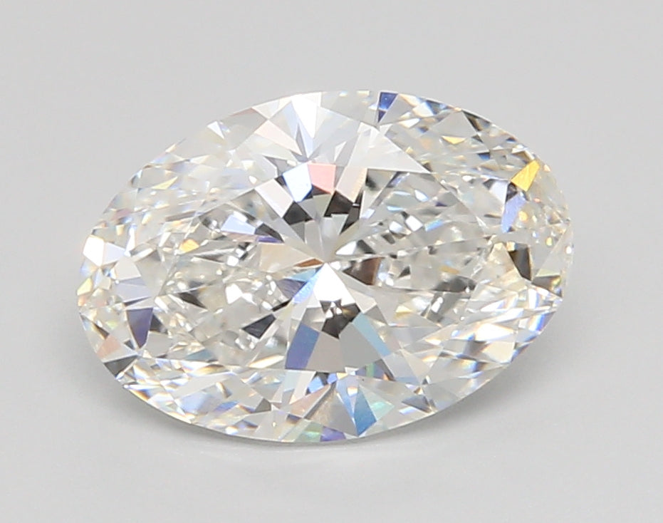 3.03 Carat Oval Shaped, Ideal Cut, E Color, VVS2 Clarity, IGI Certified Lab Grown Diamond