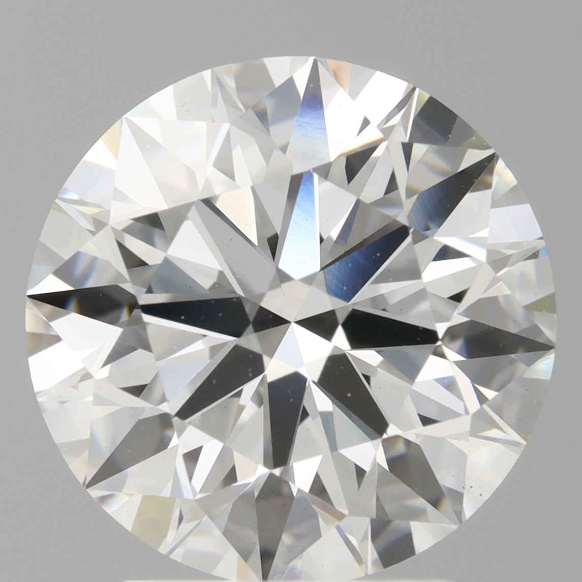 3.10 Carat Round Shaped, Ideal Cut, E Color, VVS2 Clarity, IGI Certified Lab Grown Diamond
