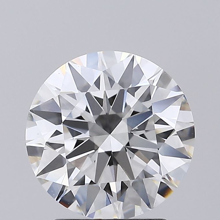 2.08 Carat Round Shaped, Ideal Cut, F Color, VS1 Clarity, IGI Certified Lab Grown Diamond