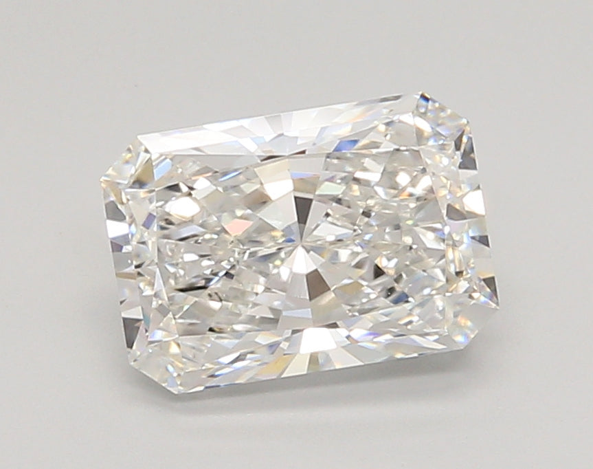 2.07 Carat Radiant Shaped, Ideal Cut, E Color, VVS1 Clarity, IGI Certified Lab Grown Diamond