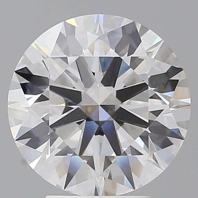 4.10 Carat Round Shaped, Ideal Cut, E Color, VVS2 Clarity, IGI Certified Lab Grown Diamond
