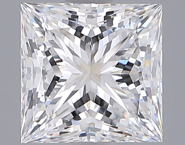 2.05 Carat Princess Shaped, Ideal Cut, D Color, VVS2 Clarity, IGI Certified Lab Grown Diamond