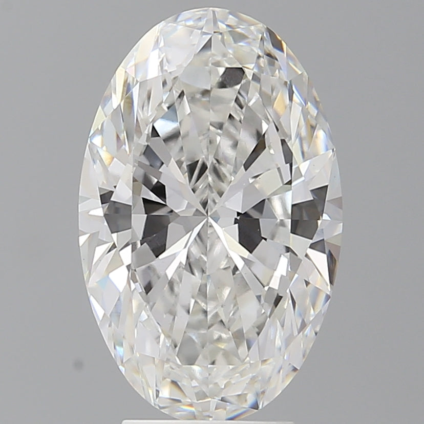 4.53 Carat Oval Shaped, Ideal Cut, E Color, VVS2 Clarity, IGI Certified Lab Grown Diamond