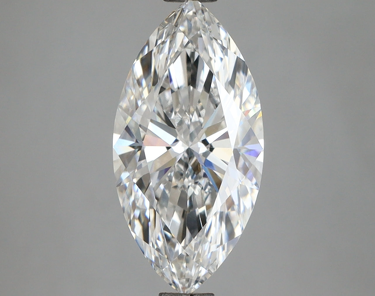 2.59 Carat Marquise Shaped, Ideal Cut, E Color, VVS2 Clarity, IGI Certified Lab Grown Diamond