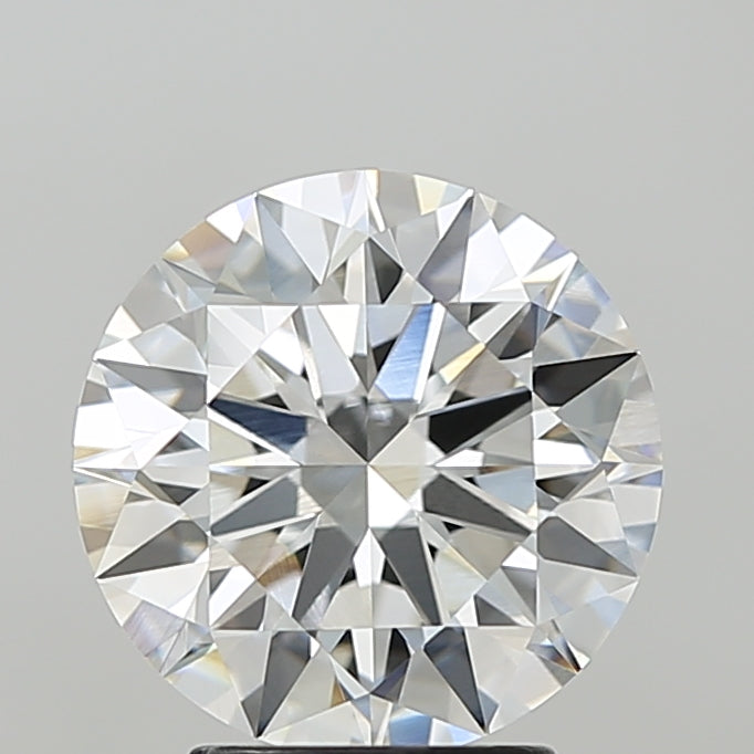 3.07 Carat Round Shaped, Ideal Cut, F Color, VVS2 Clarity, IGI Certified Lab Grown Diamond