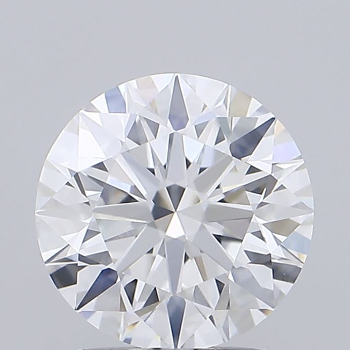 2.08 Carat Round Shaped, Ideal Cut, E Color, VVS2 Clarity, IGI Certified Lab Grown Diamond