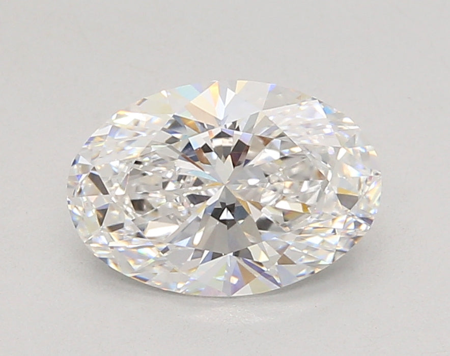 2.05 Carat Oval Shaped, Ideal Cut, D Color, VVS1 Clarity, IGI Certified Lab Grown Diamond