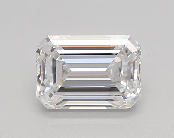1.00 Carat Emerald Shaped, Ideal Cut, D Color, VS2 Clarity, GIA Certified Lab Grown Diamond