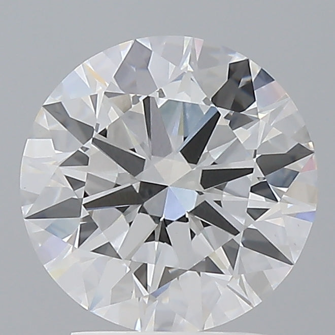 2.60 Carat Round Shaped, Ideal Cut, D Color, VVS2 Clarity, IGI Certified Lab Grown Diamond