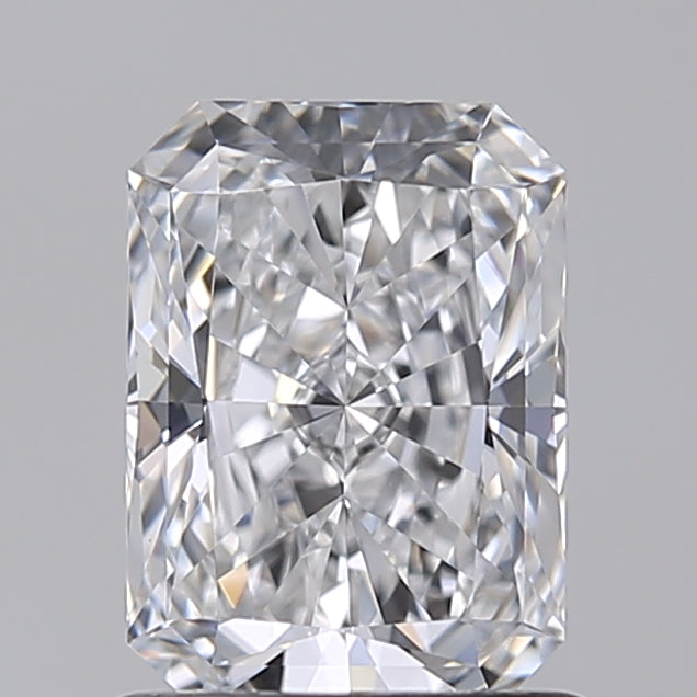 1.02 Carat Radiant Shaped, Ideal Cut, D Color, VVS2 Clarity, IGI Certified Lab Grown Diamond