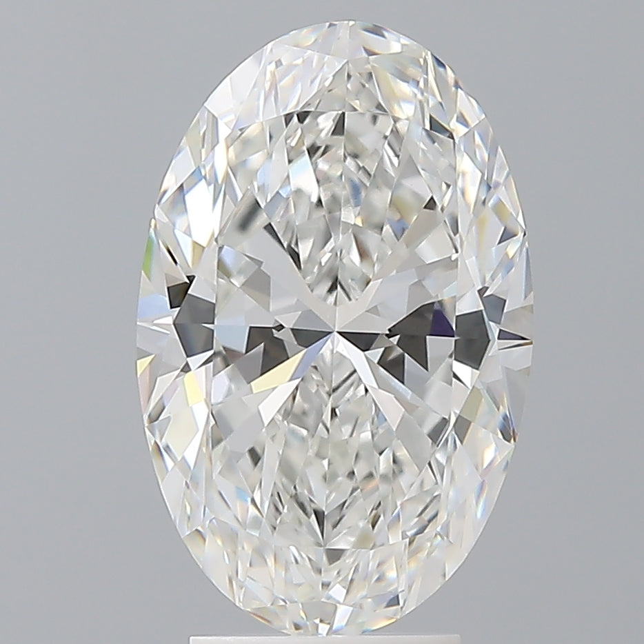 4.10 Carat Oval Shaped, Ideal Cut, E Color, VVS2 Clarity, IGI Certified Lab Grown Diamond
