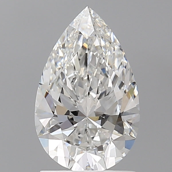 1.55 Carat Pear Shaped, Ideal Cut, E Color, VVS2 Clarity, IGI Certified Lab Grown Diamond