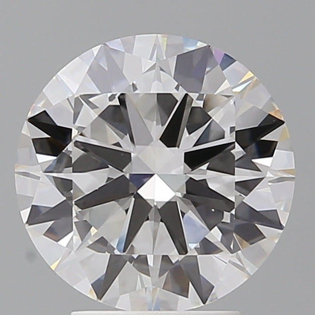 3.43 Carat Round Shaped, Excellent Cut, E Color, VVS2 Clarity, IGI Certified Lab Grown Diamond