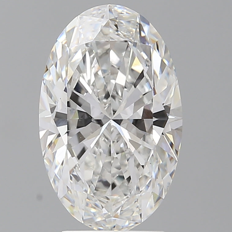 3.51 Carat Oval Shaped, Ideal Cut, E Color, VVS2 Clarity, IGI Certified Lab Grown Diamond