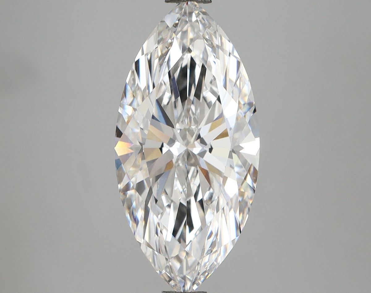 3.55 Carat Marquise Shaped, Ideal Cut, E Color, VVS1 Clarity, IGI Certified Lab Grown Diamond