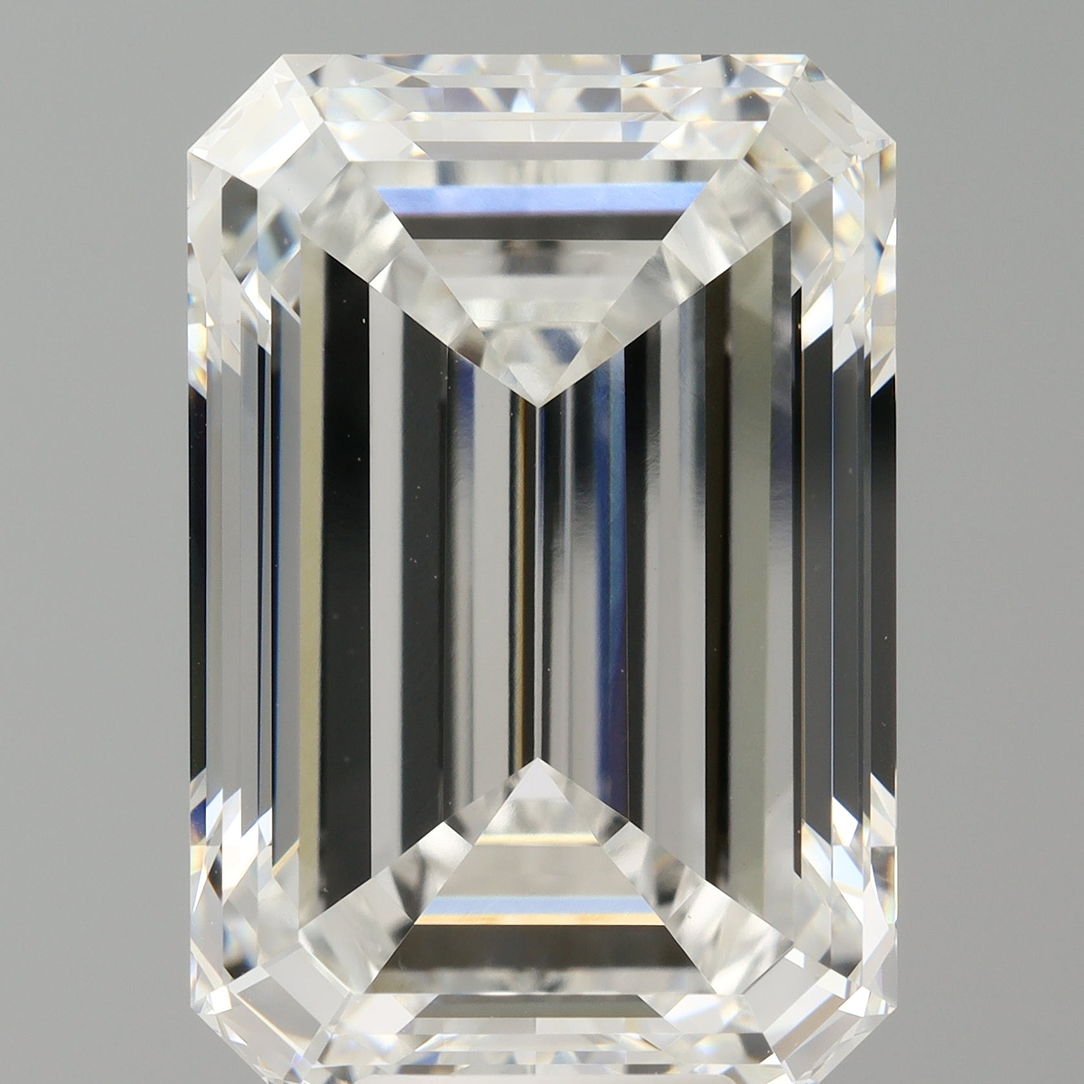 10.03 Carat Emerald Shaped, Ideal Cut, F Color, VVS2 Clarity, IGI Certified Lab Grown Diamond