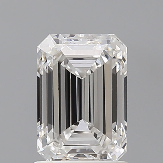 1.60 Carat Emerald Shaped, Ideal Cut, E Color, VVS2 Clarity, IGI Certified Lab Grown Diamond