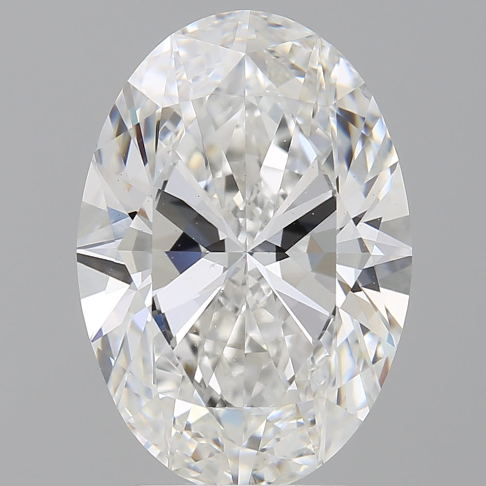 4.00 Carat Oval Shaped, Excellent Cut, F Color, VS1 Clarity, IGI Certified Lab Grown Diamond