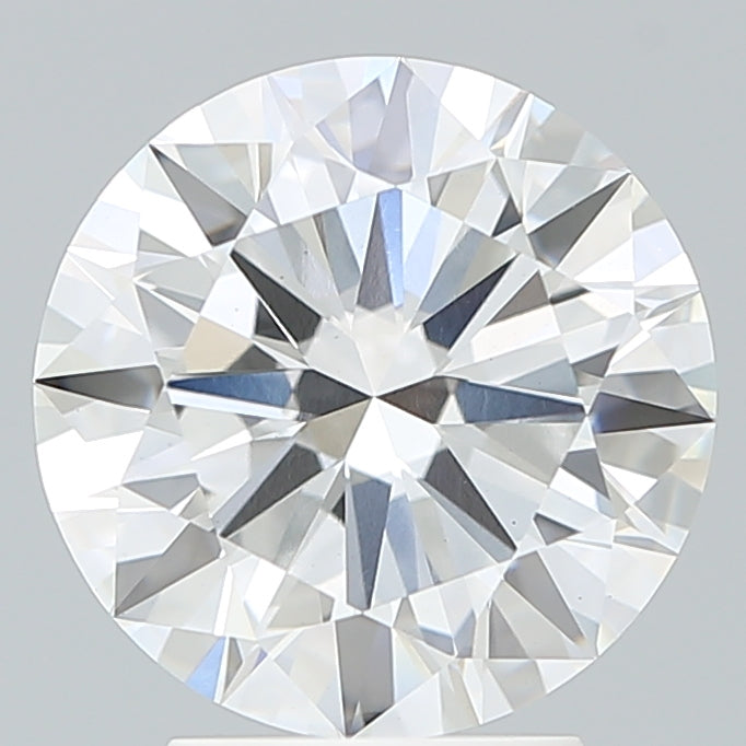 3.49 Carat Round Shaped, Excellent Cut, F Color, VS1 Clarity, IGI Certified Lab Grown Diamond