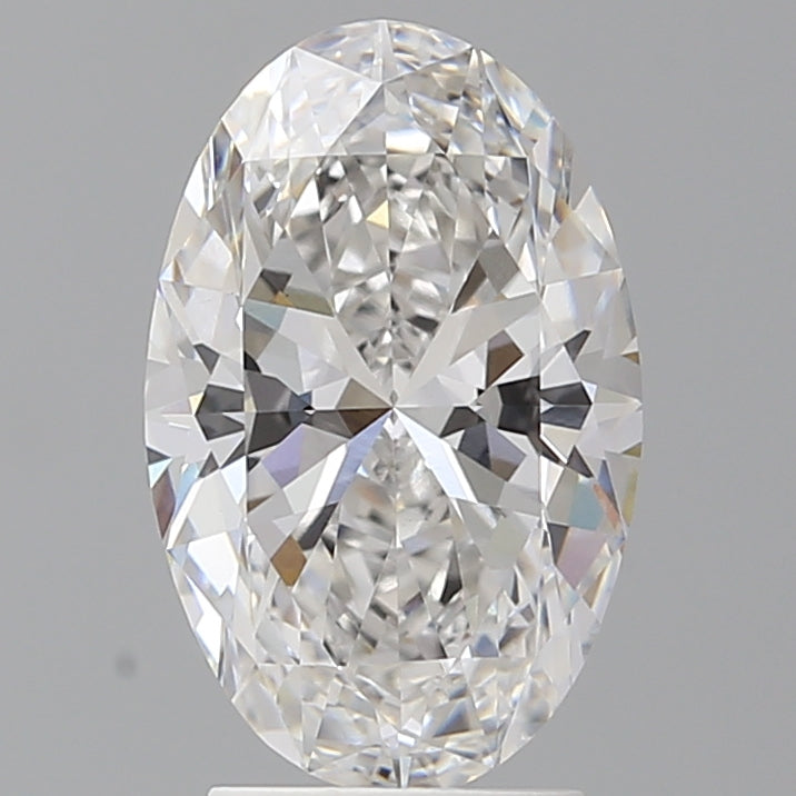 3.04 Carat Oval Shaped, Ideal Cut, F Color, VS1 Clarity, IGI Certified Lab Grown Diamond