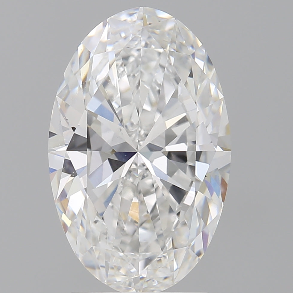 3.00 Carat Oval Shaped, Ideal Cut, E Color, VVS2 Clarity, IGI Certified Lab Grown Diamond
